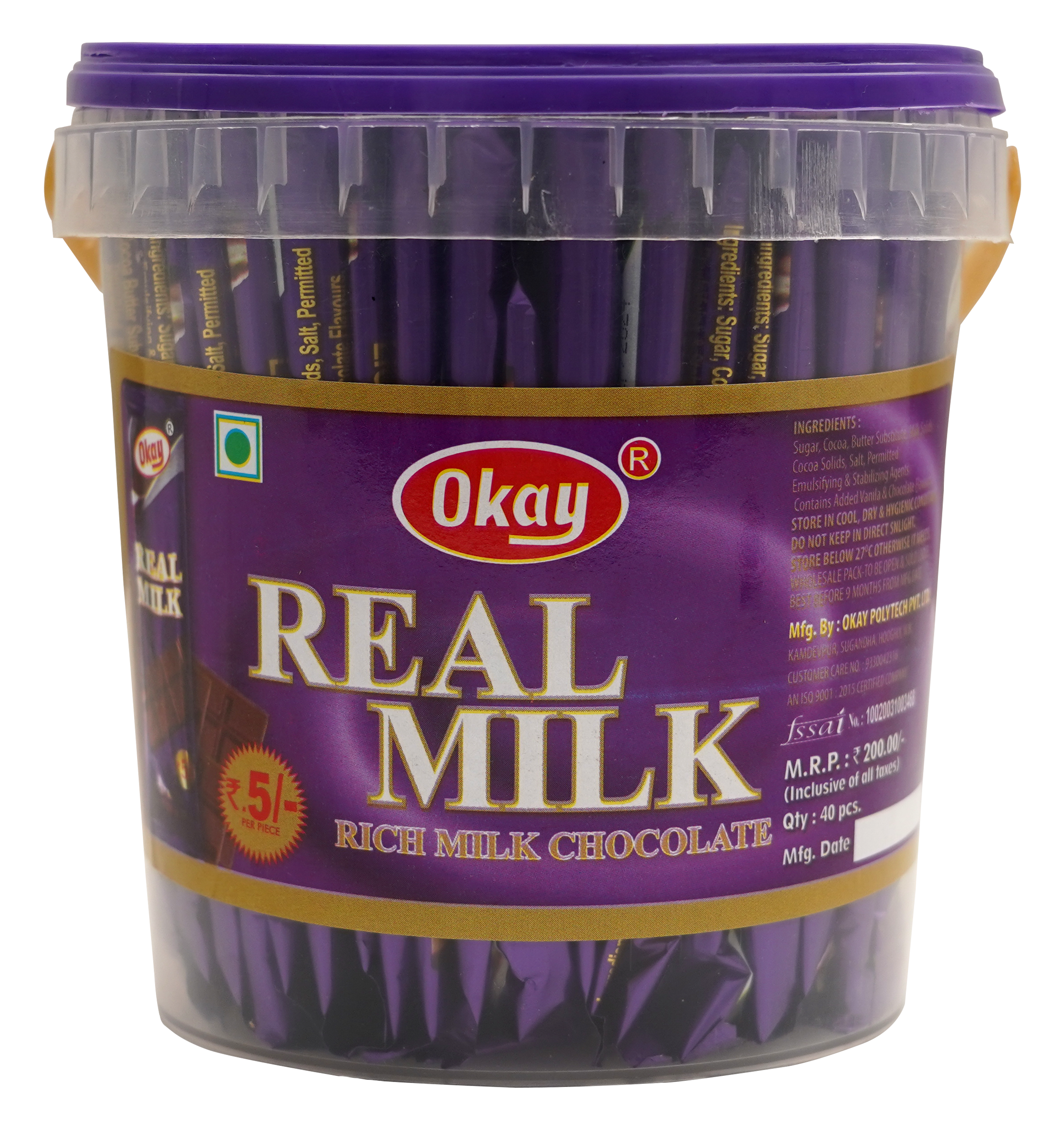 Real Milk ( Bucket )